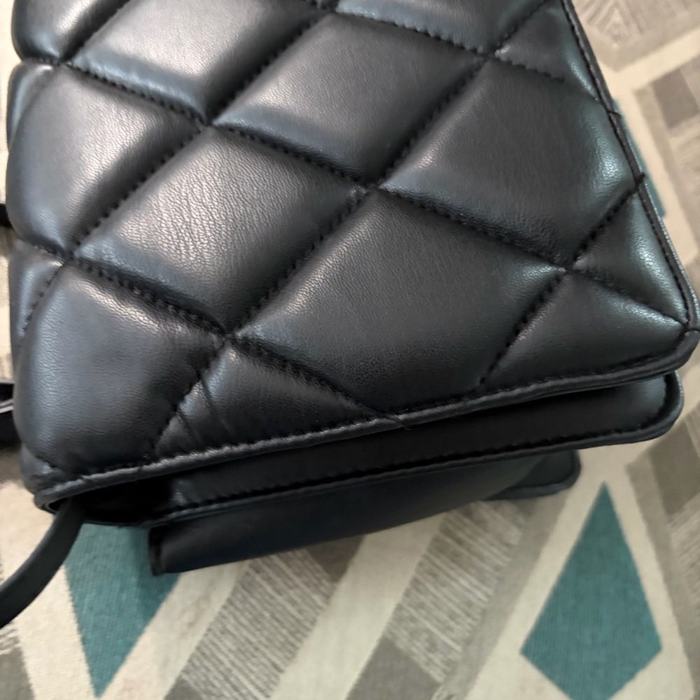 H&M Black Quilted Crossbody Bag - Picture 12 of 14